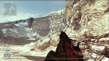 MW2 CRAZY throwing Knife kill... BULLSEYE!