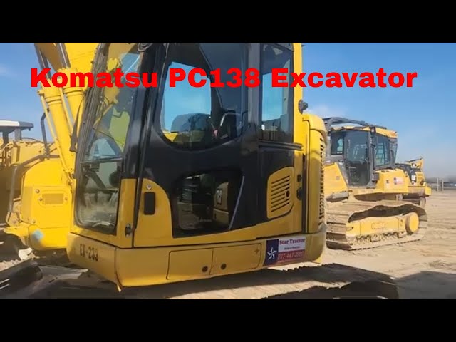 Komatsu PC138US Excavator – Reduced Swing, Maximum