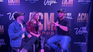 102.7 Coyote Country: Backstage With Luke Bryan For ACM Awards