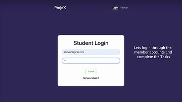 Set up your first ProjeX