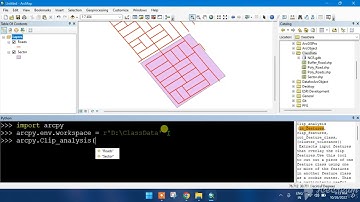 Clip Analysis using arcpy