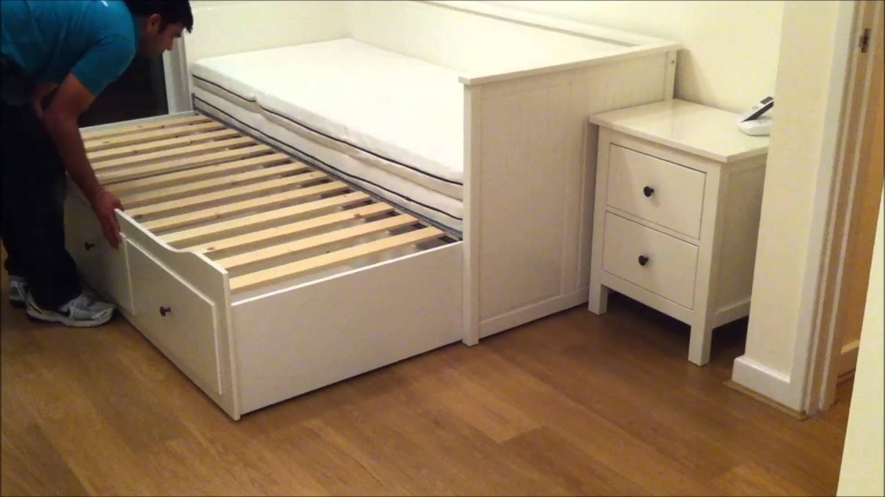 Ikea hemnes day bed trundle guest bed, stolmen storage design ...