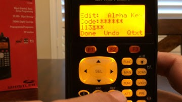 Whistler WS1040 Weather Scanning and SAME programming.