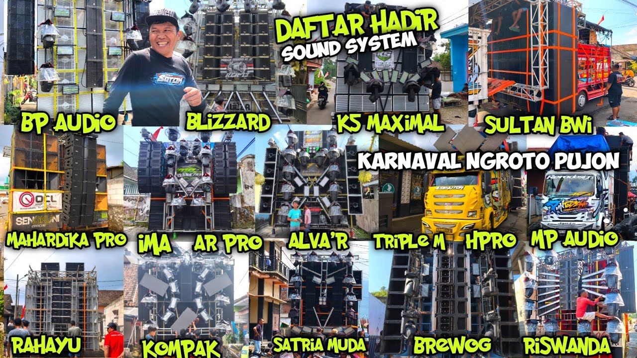 Full Maskot🔥MAHARDIKA pro, SULTAN,BP AUDIO, BLIZZARD,K5 MAXIMAL daftar sound karnaval Ngroto Pujon