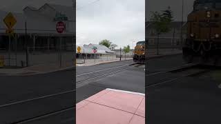 CSX Local Freight West, READING Railroad Depot, GETTYSBURG, Pennsylvania, May 13, 2026