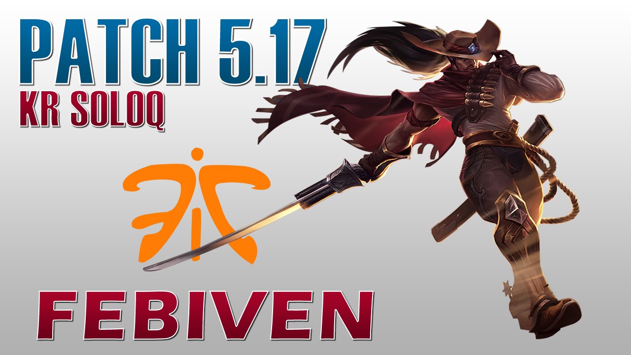 Fnatic Febiven - Yasuo Mid Lane - KR SoloQ