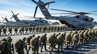 TEHRAN SHOCKED! 10,000 US Marines Depart CH-53 Helicopters for Rapid Deployment