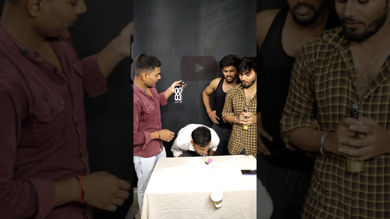 Pick the ball 🏀 from spoon 🥄