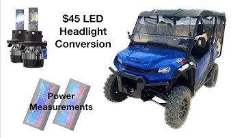 BeamTech LED Install/Upgrade on Pioneer 1000/700 or Talon