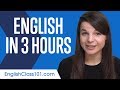 Learn english in 3 hours  all you need to speak english