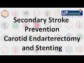 Secondary Stroke Prevention-Carotid Endarterectomy and Stenting