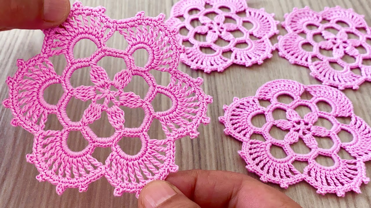 Stylish and Simple Floral Crochet Motif Pattern❗️Summer Blouse, Runner Step by Step Tutorial