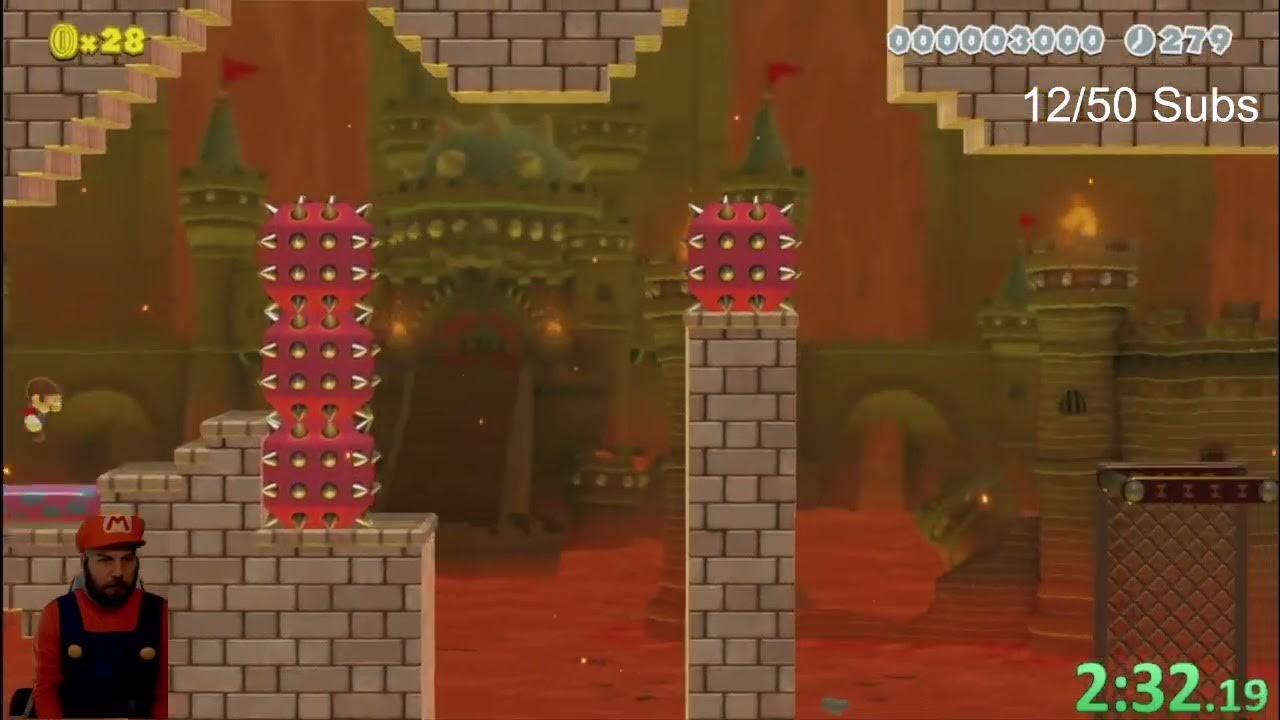 A Geometry Dash Level In Mario Maker 2 YouTube