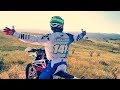 TRIAL RIDER DOING COOL TRICKS ON DIRTBIKE