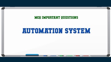 Automation System MCQ Questions