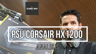 Análisis Fuente de poder para Minería con RX580 - Corsair 1200 Watt 80 PLUS Platinum