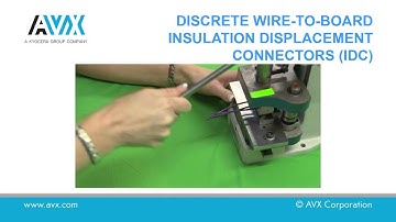 Series 917X Standard IDC with Mass Insertion Tool