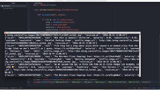 Streaming Twitter Filter - Sentiment Analysis Net Worth