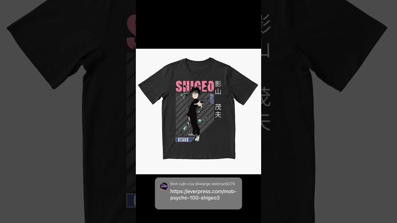 Order T-shirt ShiGeo Mob psycho 100
