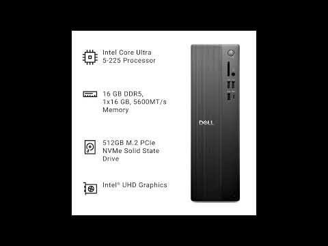 Dell ECS1250 Slim Desktop Review | Core Ultra 5-225 Performance!