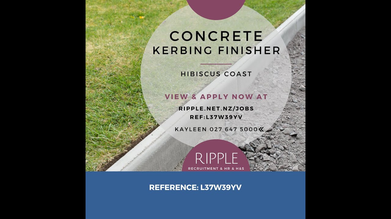 Concrete Kerbing Finisher