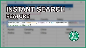 Instant Search Panel in Google Sheets (Step-by-Step Tutorial)