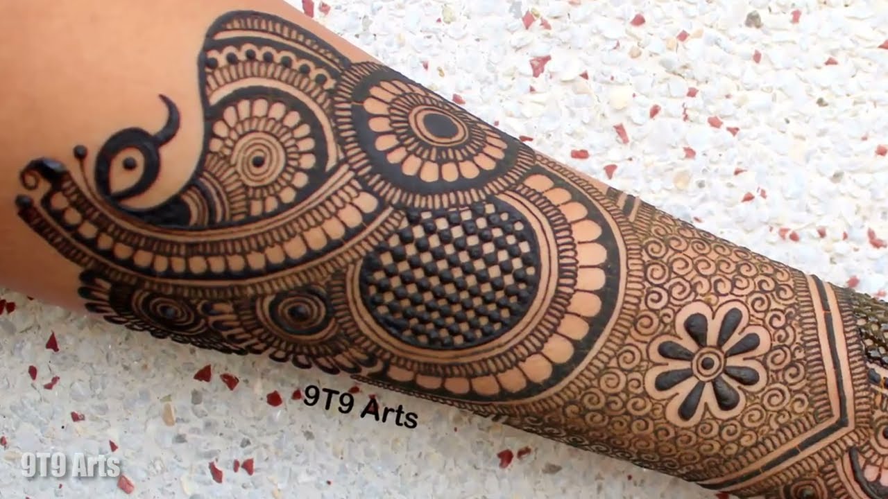 Simple mehndi designs for sankranthi l Wedding mehndi design ...