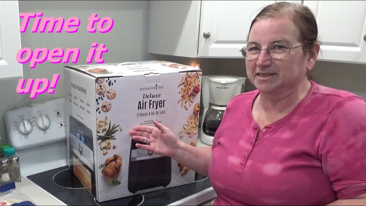 Pampered Chef DELUXE AIR FRYER Bakes Rotisseries Dehydrates