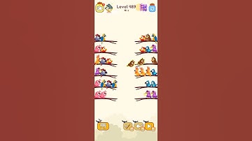 bird sort color game level 489 #gameartdesign #games #gameplay #gamedesign