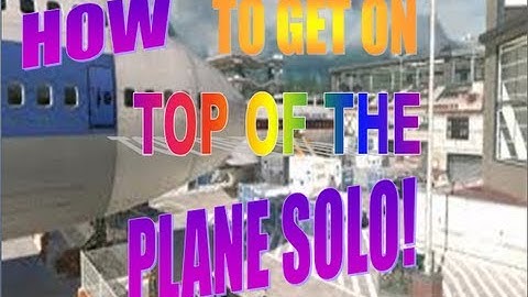 MW3 Glitches: How To Get Ontop Of The Plane On Terminal  (EASY)