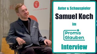 Autor und Schauspieler Samuel Koch im PG-Interview: 