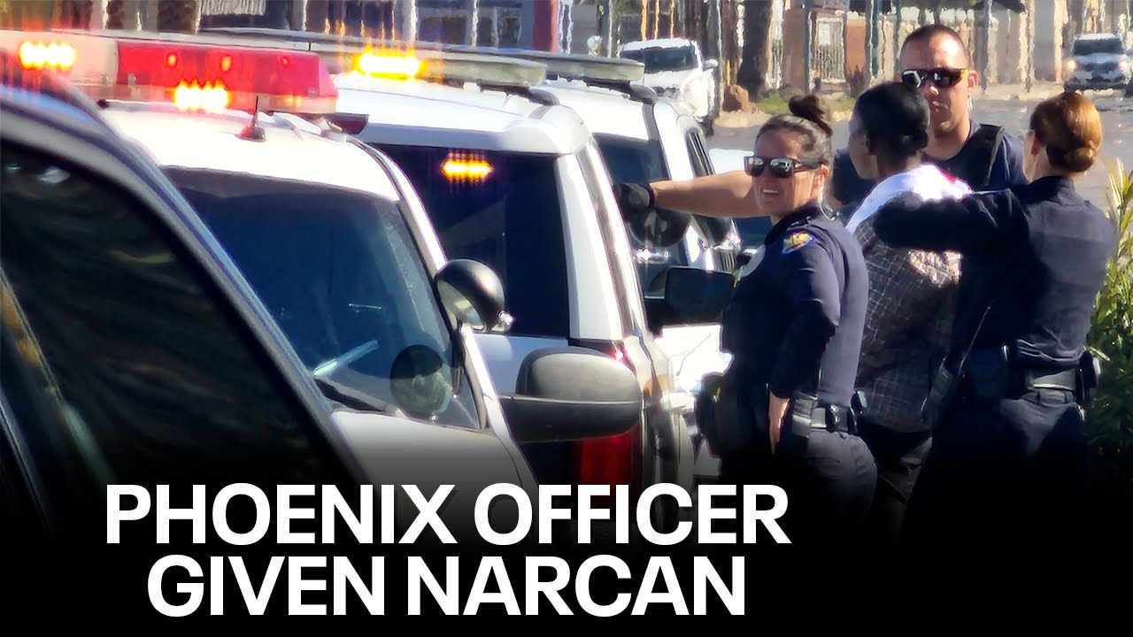 Phoenix officer given Narcan after ingesting 'white substance'