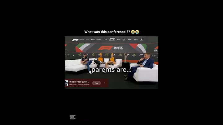 Most Unhinged Press 😭😭 #f1 #formula1 #abudhabi #maxverstappen #oscarpiastri #landonorris #shorts
