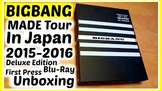 BigBang World Tour 2015-2016 MADE In Japan [Deluxe Edition] (Blu Ray) [First Press] Unboxing