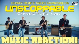 WONDERFUL!!😌Monkey Majik x Takumi Kawanishi(JO1) - Unstoppable Official MV(New!) | Music Reaction🔥