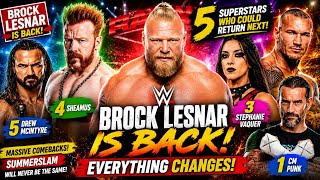 After Brock Lesnar’s Return, THESE 5 WWE Superstars Could Return Next! #wwe