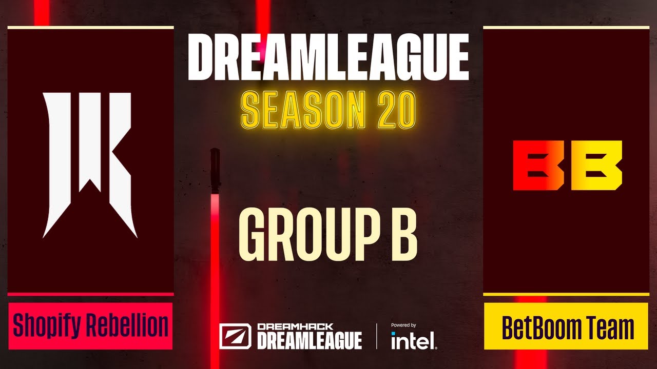 Dota2 - Shopify Rebellion vs BetBoom Team - Game 1 - DreamLeague Season 20 - Group B