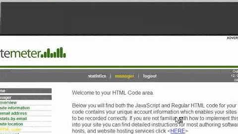 How to Track Visitors to a Blogger Blog Using Site Meter