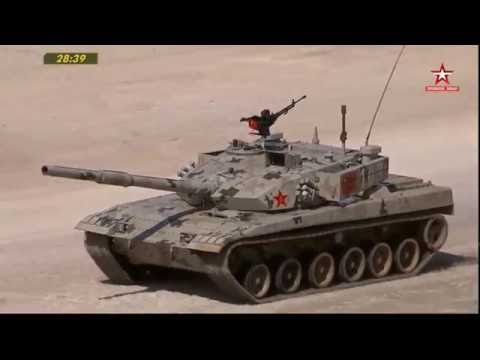 Tank Biathlon Russia T-72B3M Vs China Type96B  B