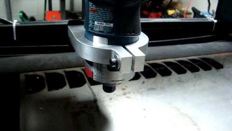 Torchmate 2x4 with z-axis Router -- Dry Run