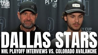 Wyatt Johnston & Peter DeBoer Revisit Dallas Stars Series Win vs. Colorado, GM6 Overtime Drama