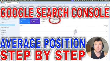 ✅ Hoe vind je de gemiddelde positie van je website in Google Search Console?