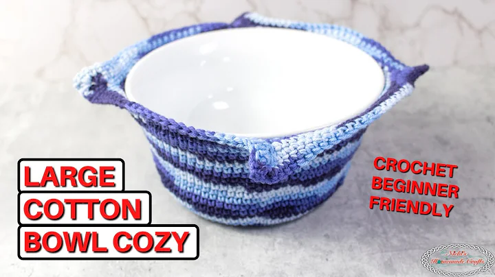 Create a Stylish Crochet Cotton Bowl Cozy