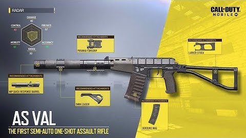 New Gun "AS VAL" Official Trailer COD Mobile Season 2