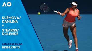 Danilina/Hruncakova v Dolehide/Stearns Highlights | Australian Open 2024 First Round