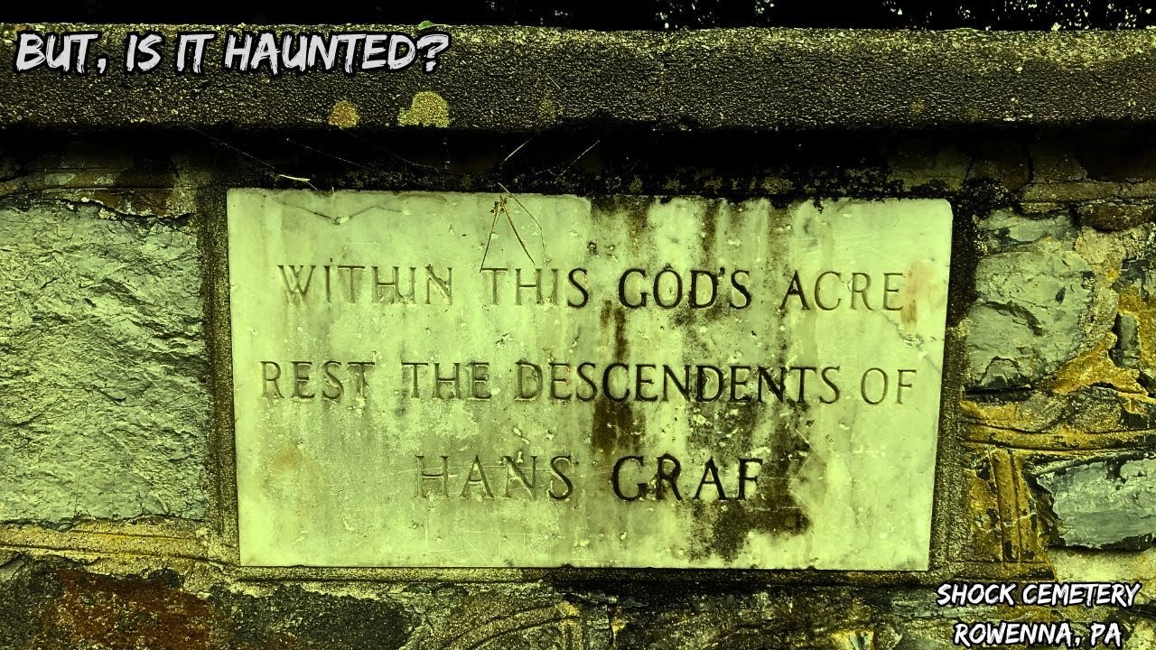 Hunting Werewolves in Lancaster County! Greetings from Hans Graf Cemetery! (But, Is It Haunted?)