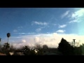 Thunderheads and Thundershowers time lapse January 6, 2013