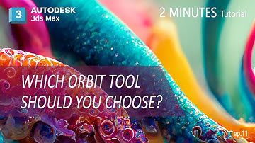 ░▒▓ 3ds Max lesson: 🥽 Orbit tools explained | 3ds Max navigate like a pro tutorial part 2