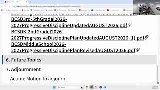 Academics Committee Meeting - August 25, 2026