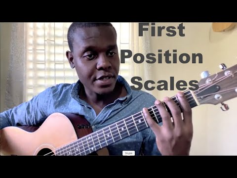 First Position Major Scales l Guitar Lesson l How to practice scales on the guitar